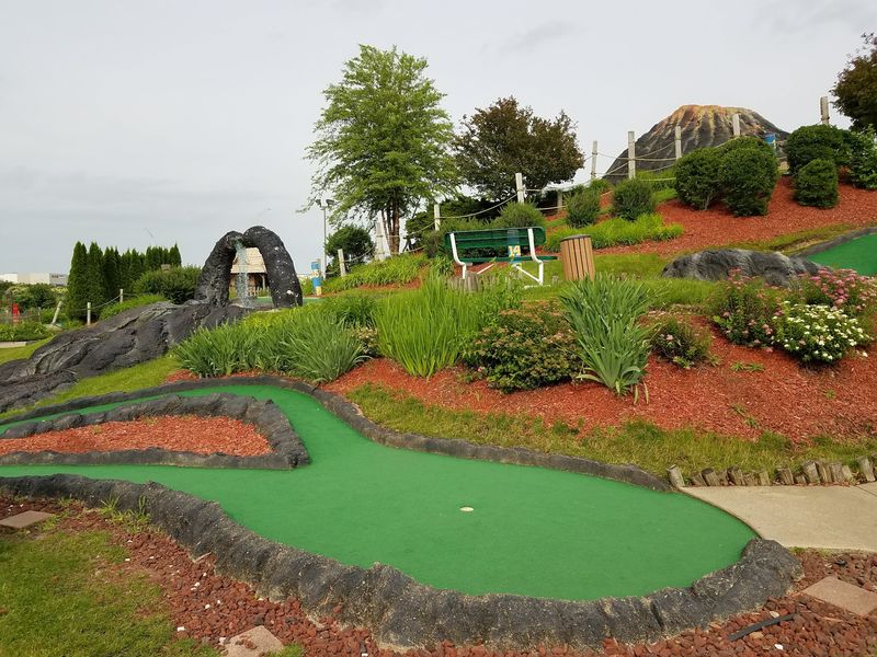 Two Mini Golf Courses And One Very Climbable Volcano Two Mini Golf Courses And One Very Climbable Volcano
