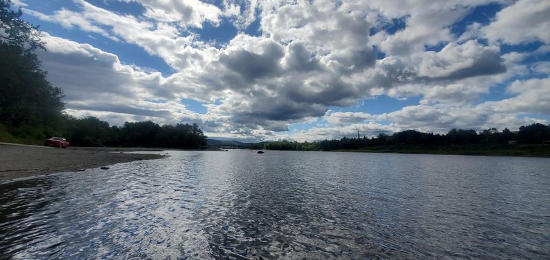 Two Rivers Meeting At The Town's Doorstep