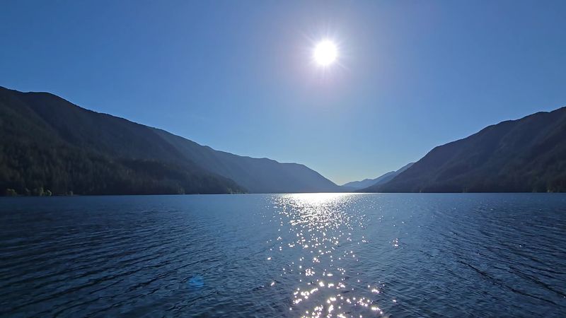 U.S. Highway 101 Along Lake Crescent, Olympic Peninsula