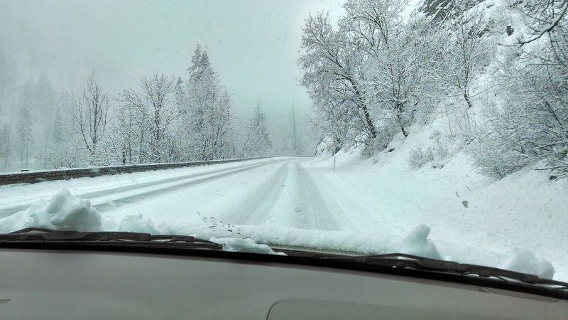 U.S. Highway 2 Near Stevens Pass And Wellington