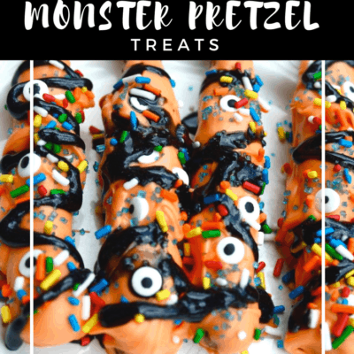 cute and easy chocolate pretzels for halloween
