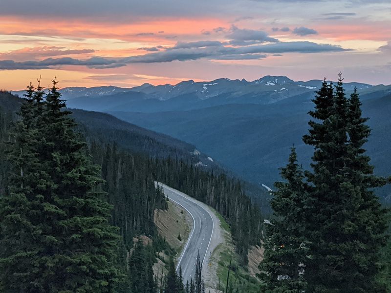 US Highway 40 at Berthoud Falls, Empire and Berthoud Pass Area