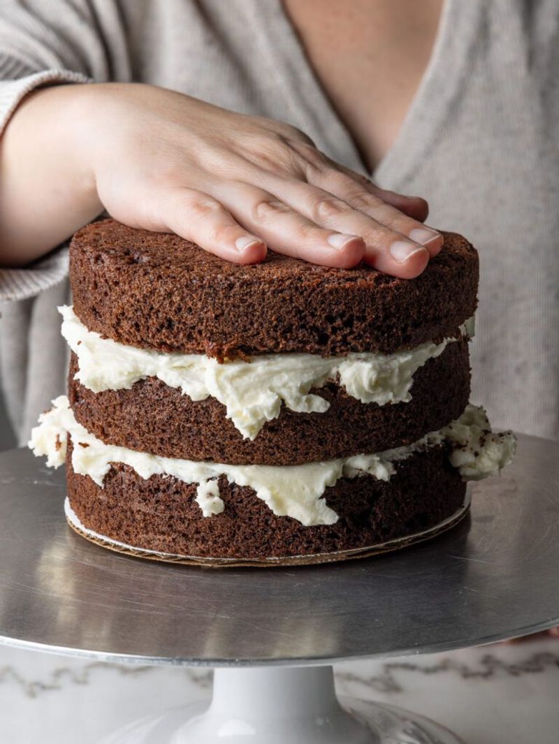 Forgetting To Level The Cakes