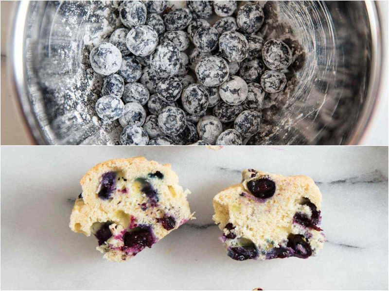 Not Tossing in Flour Before Baking