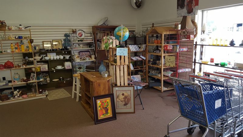 Unexpected Mix Of Collectibles Furniture Clothing And Curiosities