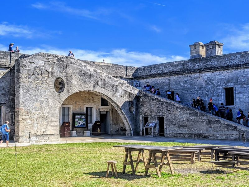 The Woman In White Searches The Courtyard