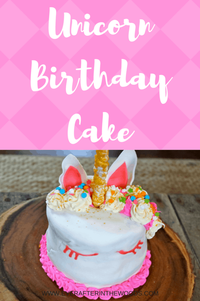 Unicorn Birthday Cake - Ever After in the Woods