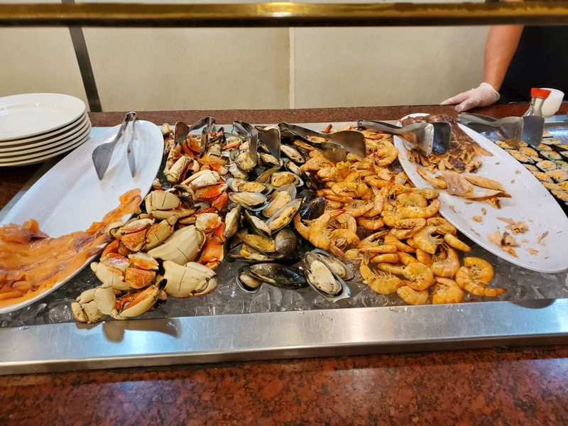 Snow Crab Legs Piled High And Ready For Action