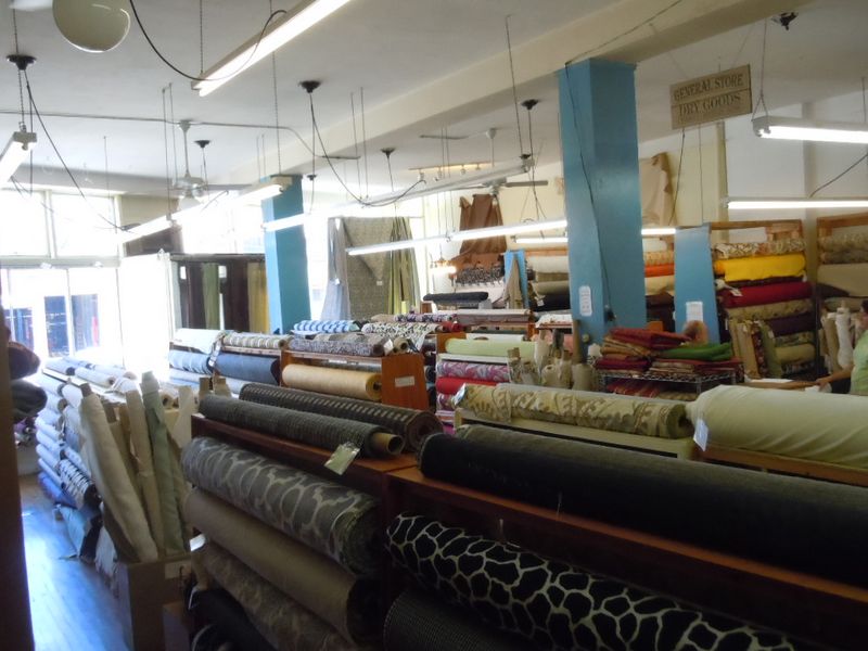 Upholstery Fabric Is The House Specialty