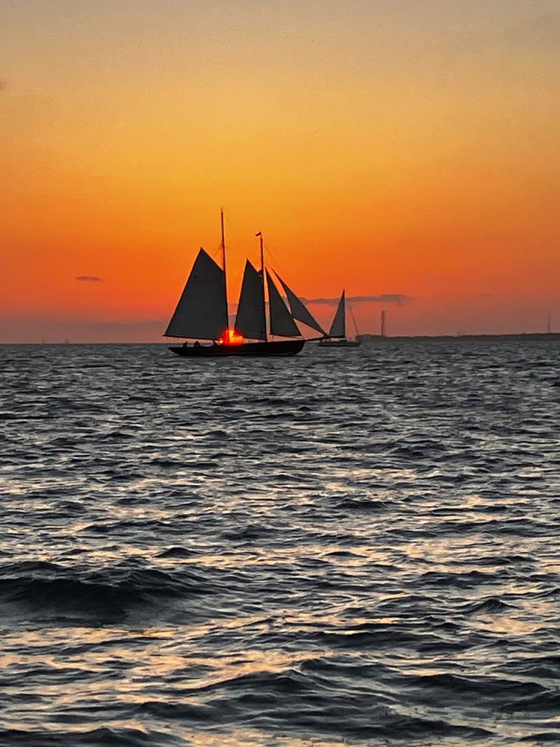 Sunset Champagne Sail Through The Florida Keys