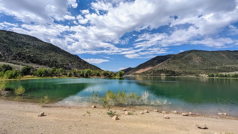 Harvey Gap Reservoir at Harvey Gap State Park