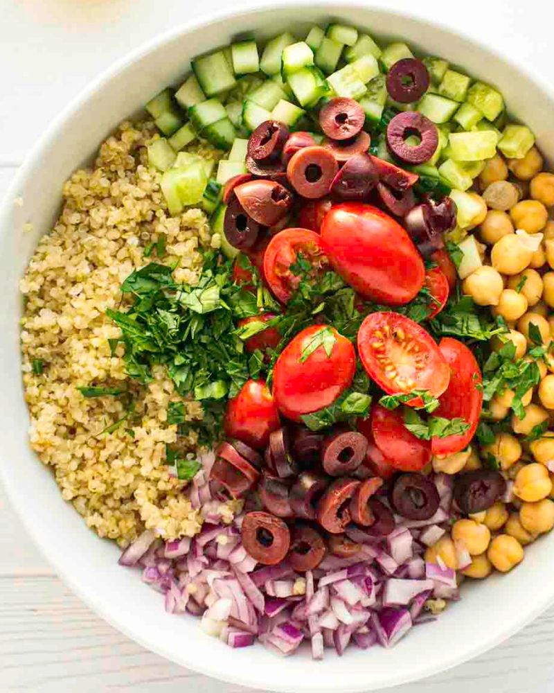 Mediterranean Quinoa Bowls