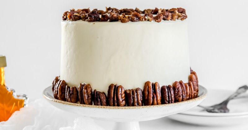 Maple Pecan Praline Cake