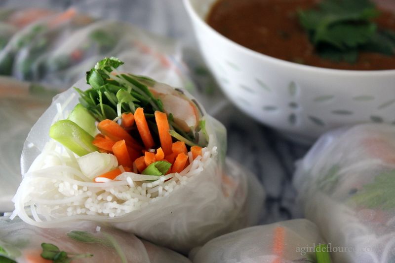 Bland Instant Ramen vs. Rice Paper Wraps
