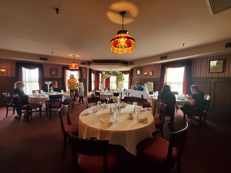 Tea Service In The Parlor