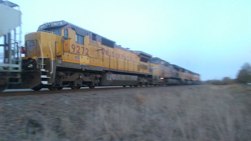 Vintage Railcars Wait Outside