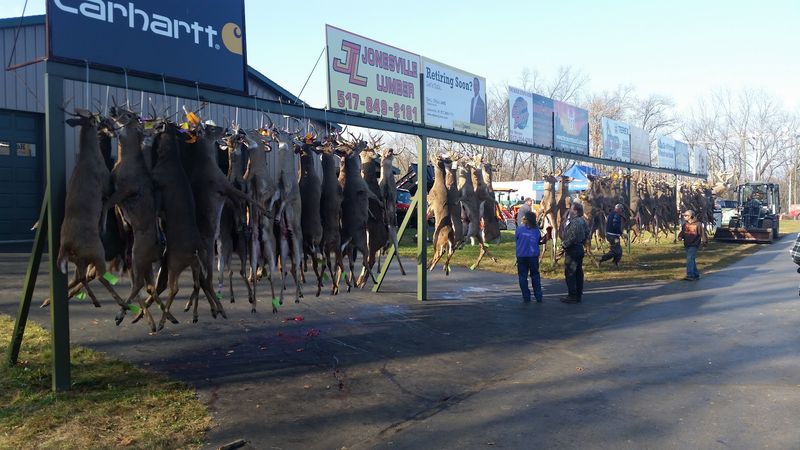 Visit During Michigan's Largest Buck Pole Visit During Michigan's Largest Buck Pole