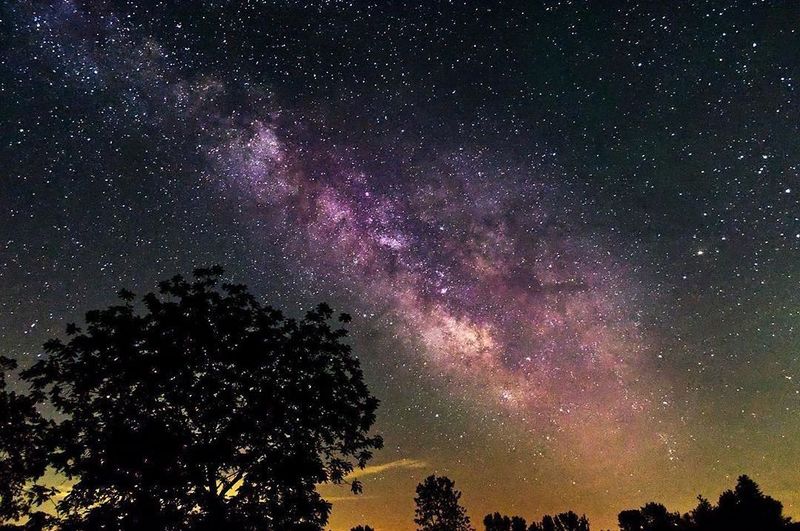 Middle Fork River Forest Preserve Dark Sky Trail, Rankin, Illinois