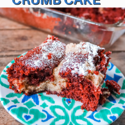 red velvet crumb cake