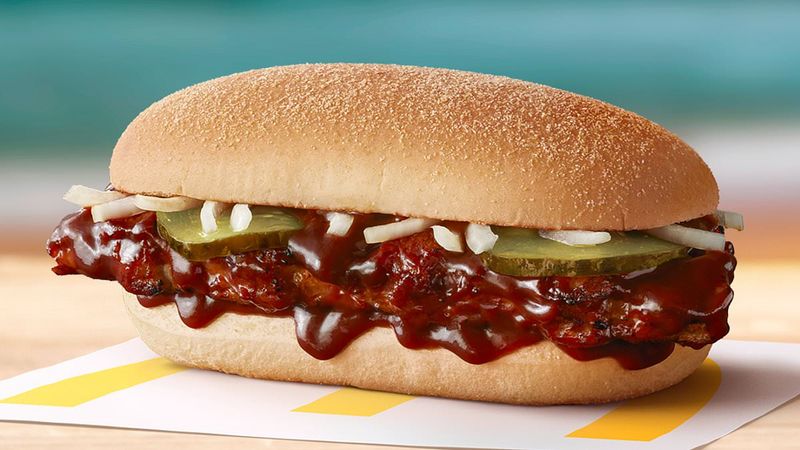WORST: The McRib Sandwich