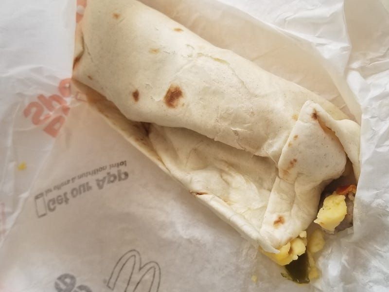 WORST: The Sausage Burrito
