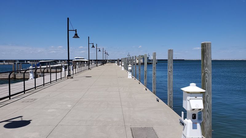 Walk Along The Harbor Breakwater Walk Along The Harbor Breakwater