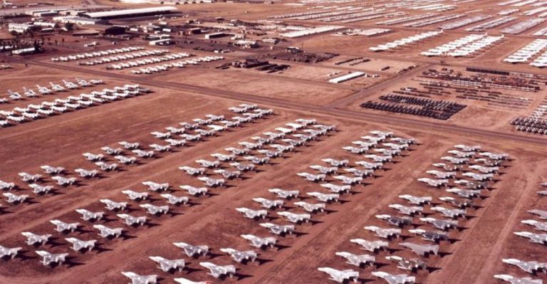 Walk Among 4,000 Historic Retired Planes In Arizona’s Desert