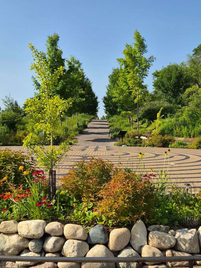 Walk The Sky-Reflecting Stone Labyrinth