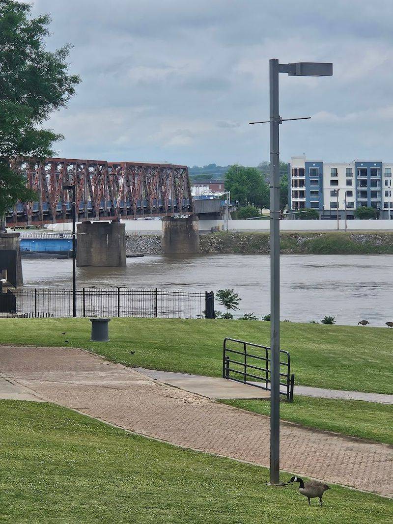 Nearby Riverfront Paths Provide Scenic Breaks Between Bites