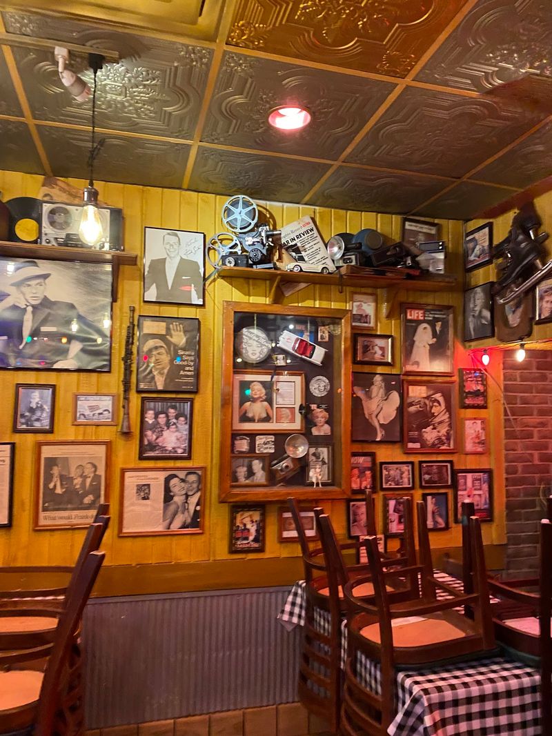 Walls Packed With Nostalgic Memorabilia Walls Packed With Nostalgic Memorabilia