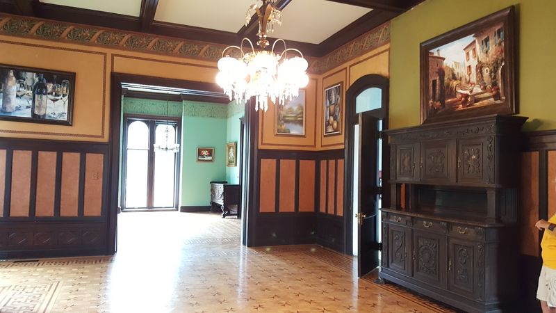 Walnut Staircases And Painted Ceilings