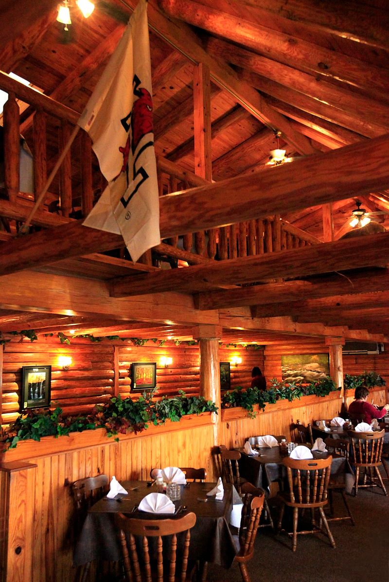 Warm Woodwork Keeps The Interior Rustic And Inviting