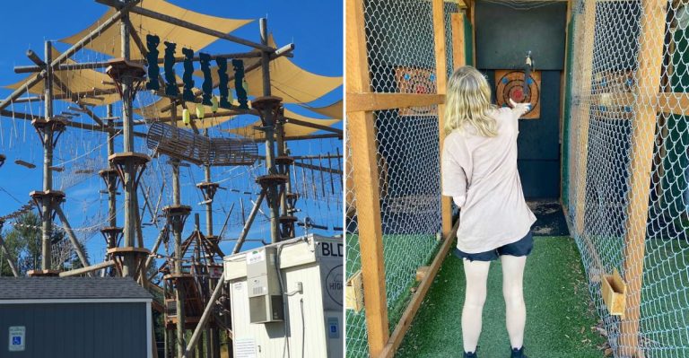 Washington Is Home To A Unique Adventure Park Where You Can Zipline And Throw Axes