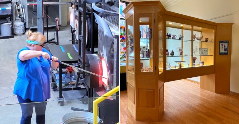 Watch Molten Glass Transform Into Art At This Glass Museum In Lancaster, Ohio