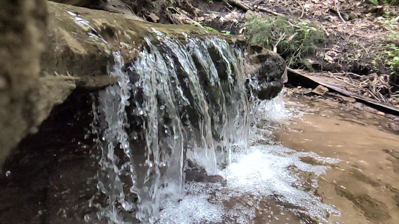 Notice The Side Cascades First