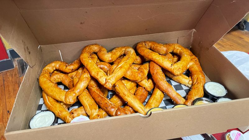 Watching The Pretzel-Making Process Is Half The Fun Watching The Pretzel-Making Process Is Half The Fun