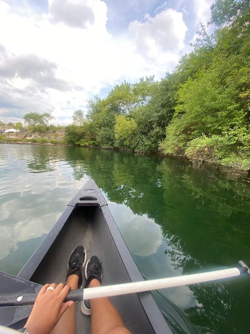 Water Activities On The Quarry Pond