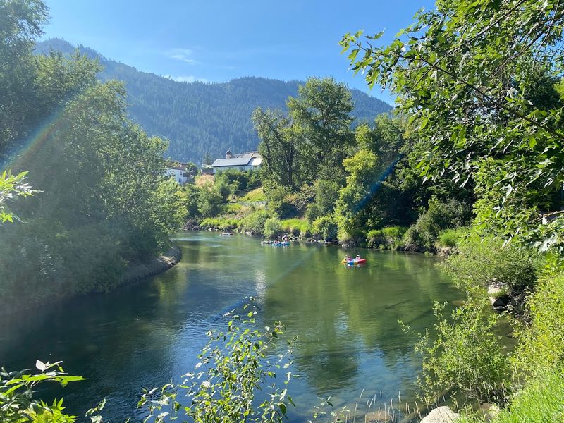 Waterfront Park And Blackbird Island, Leavenworth Waterfront Park And Blackbird Island, Leavenworth