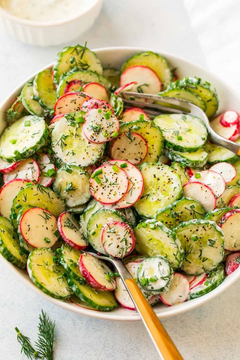Creamy Cucumber Salad