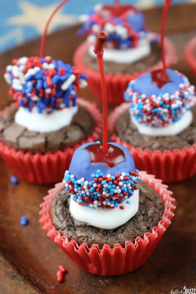 Cherry Bomb Brownies