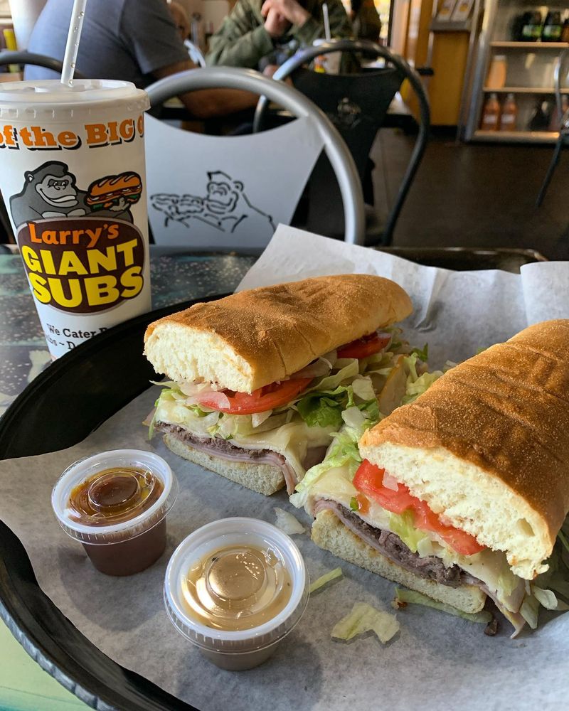Larry's Giant Sub Club Sandwich - Jacksonville Institution