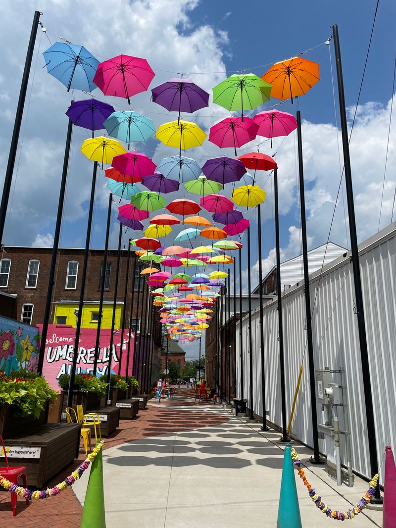 Umbrella Alley and Stark County Free Fun, Louisville and Canton Area