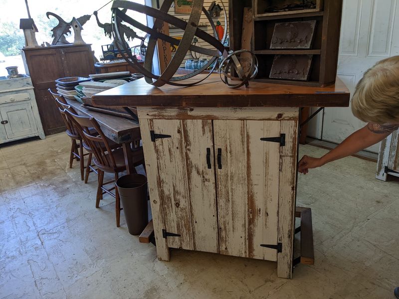 Weathered Wood Furniture Worth Hauling Home