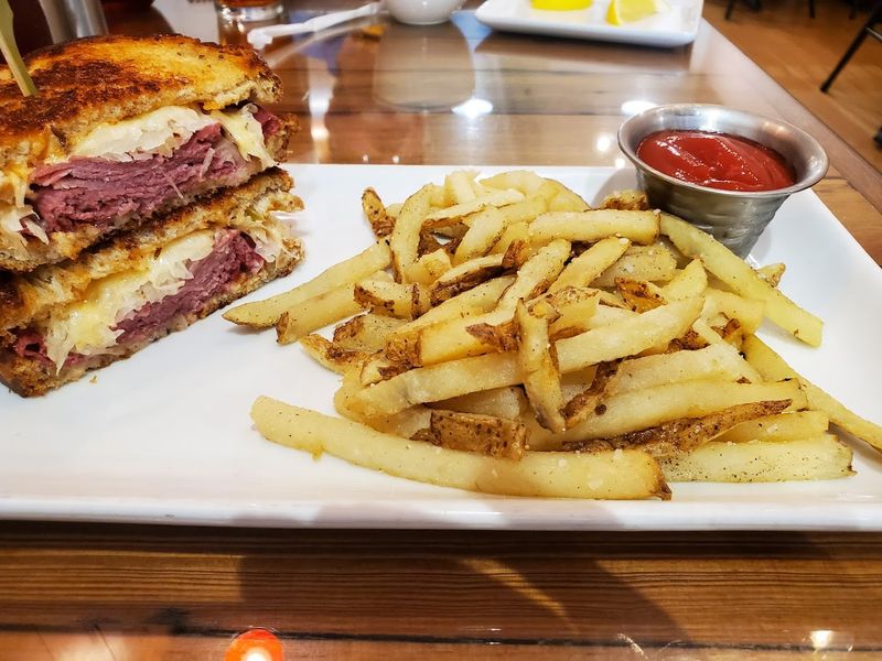 Signature Roast Beef Sandwich Layered With Tender Slow Cooked Meat