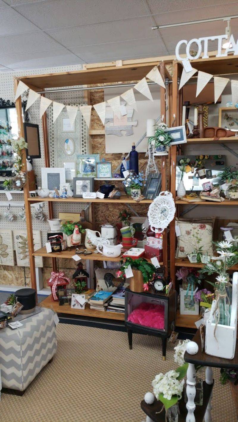 A Mix Of Vintage And Handcrafted Items