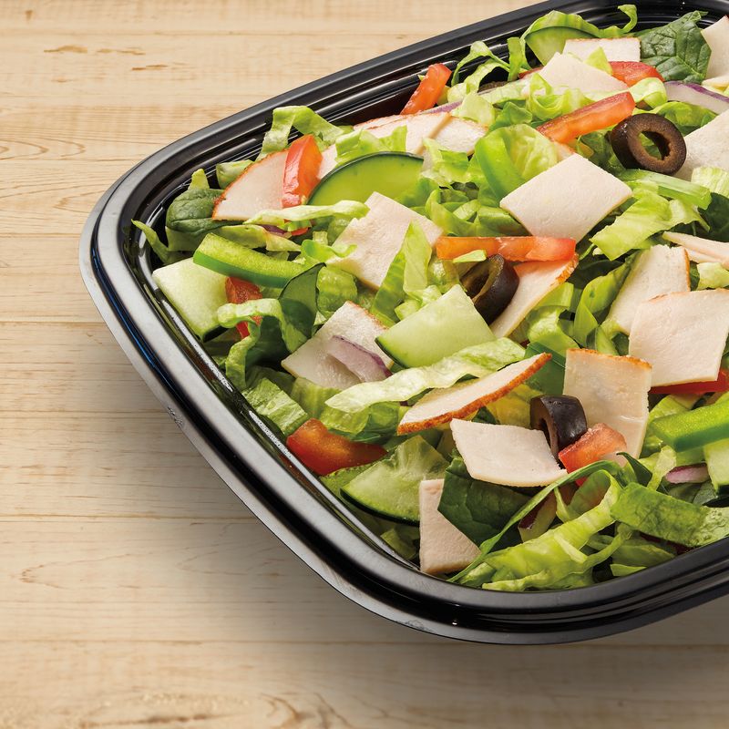 Subway's Chopped Salad with Turkey