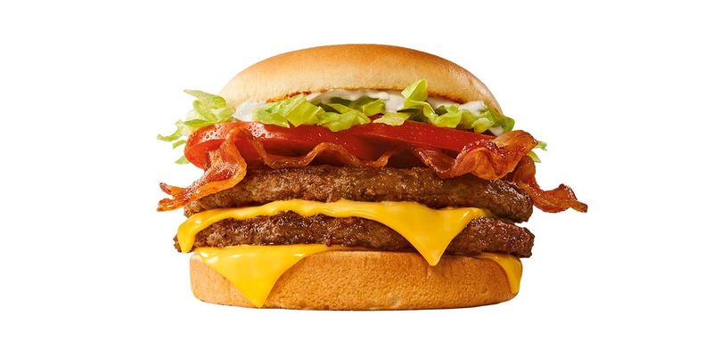 Sonic's SuperSONIC Bacon Double Cheeseburger