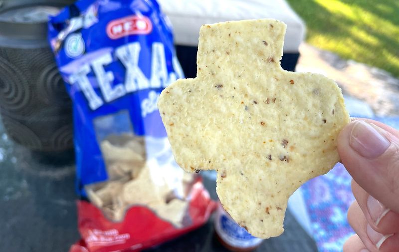 Texas-Shaped Tortilla Chips