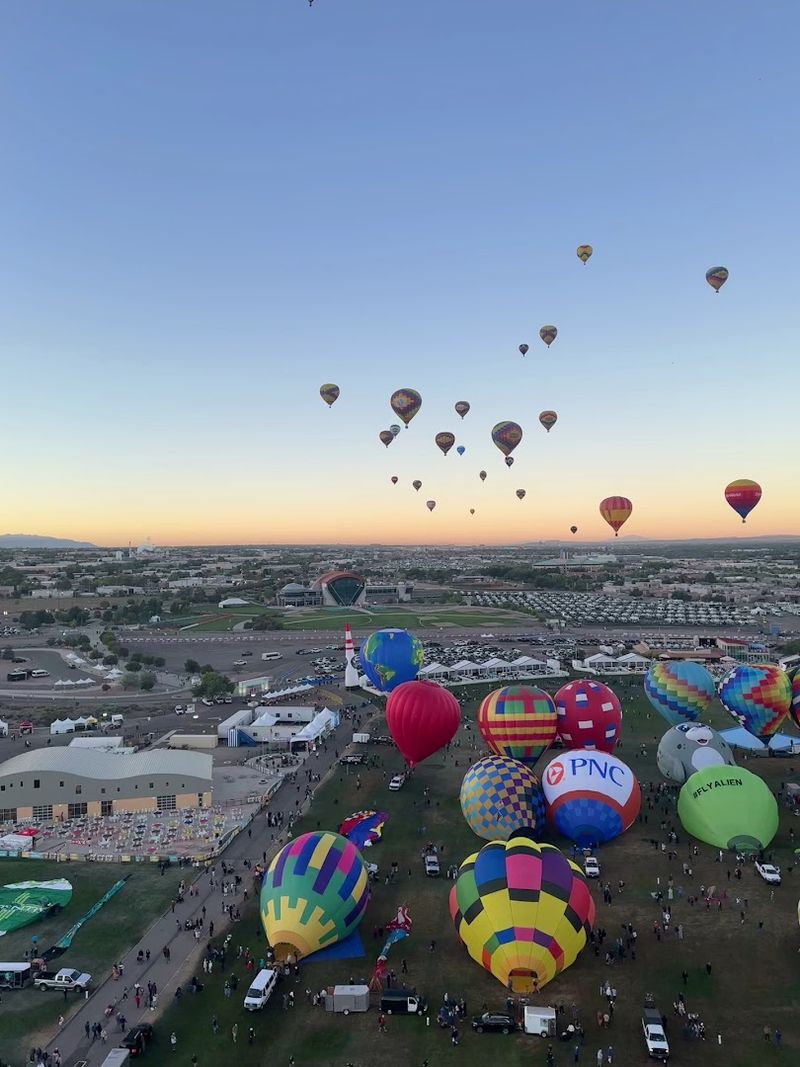 The Home Base Of The World's Biggest Balloon Gathering