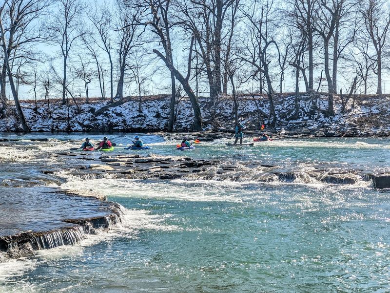 Where Calm Banks Meet Whitewater Rushes